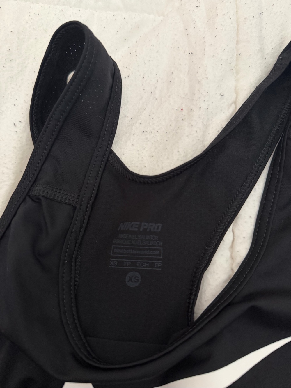 Nike Pro Women's Tank Tops - Black and Pink - Picture 2 of 3